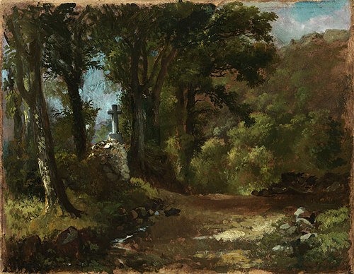 Das Kreuz im Walde, , Carl Spitzweg