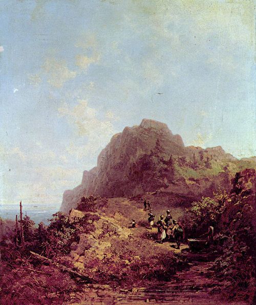 Mountain Hike, 1870, Carl Spitzweg
