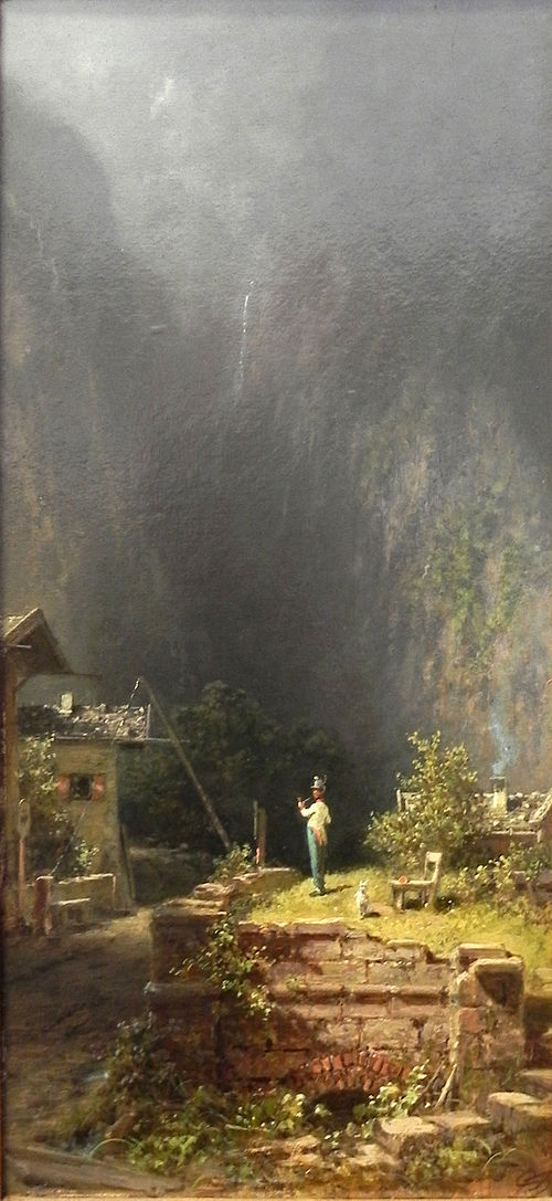Austrian Sentinel, 1860, Carl Spitzweg