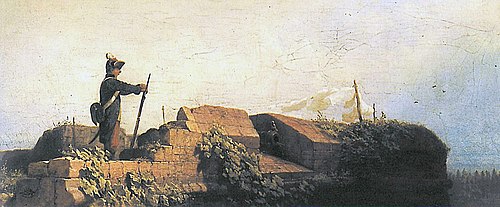 On the Bastion, 1860, Carl Spitzweg