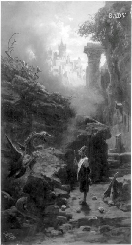 the bachelor, 1854, Carl Spitzweg