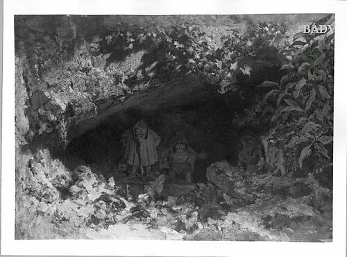 Berghöhle mit Gnomen, 1854, Carl Spitzweg