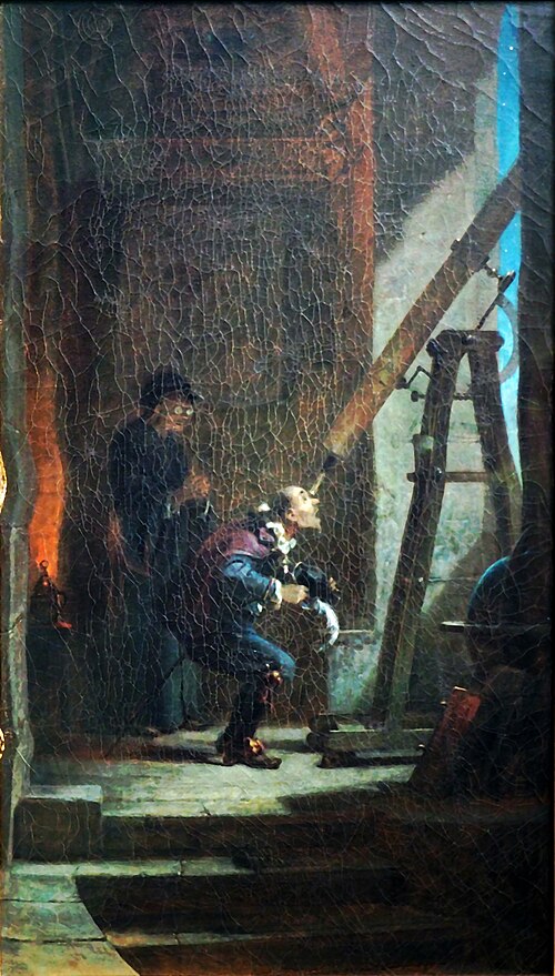 The astrologer, 1863, Carl Spitzweg