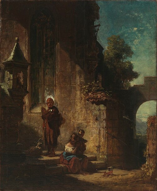 The Hypocrite, 1860, Carl Spitzweg