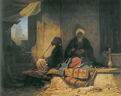 In the Turkish Bazaar, 1860, Carl Spitzweg