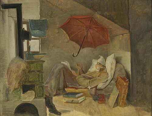 The Poor Poet, 1837, Carl Spitzweg