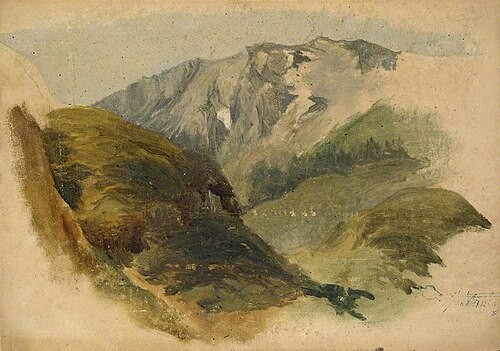Mountain Landscape, , Carl Spitzweg