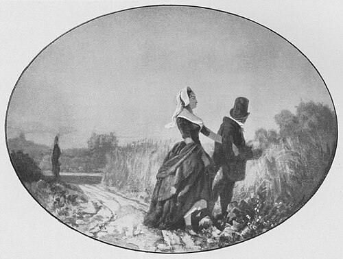 Forbidden Path, 1847, Carl Spitzweg