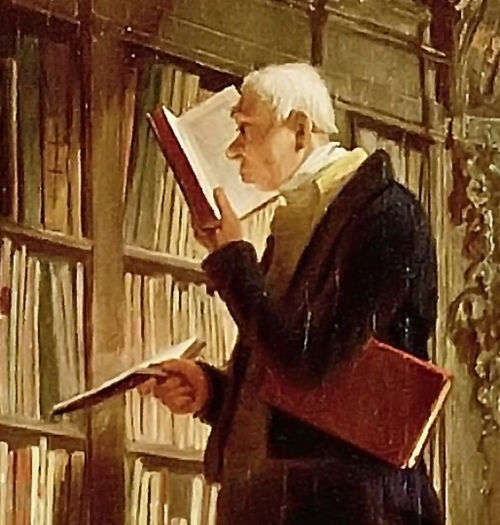 The Bookworm, 1850, Carl Spitzweg