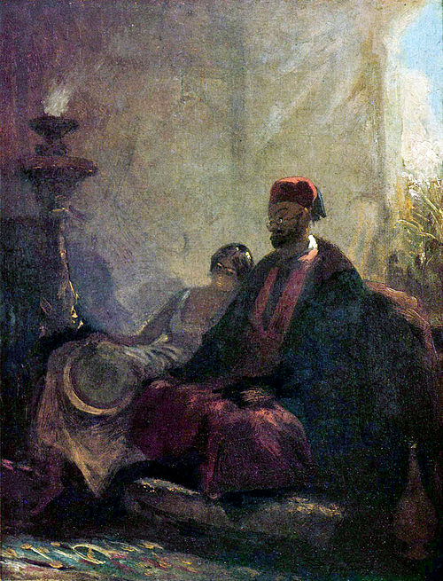 In the Harem, 1855, Carl Spitzweg