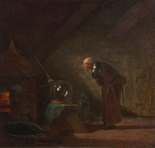 L'Alchimiste, 1860, Carl Spitzweg
