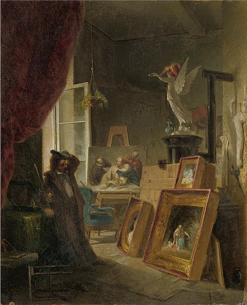 Le Peintre historique, 1843, Carl Spitzweg