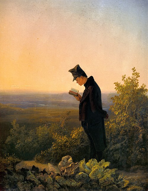 Reading the Breviary, The Evening, 1845, Carl Spitzweg