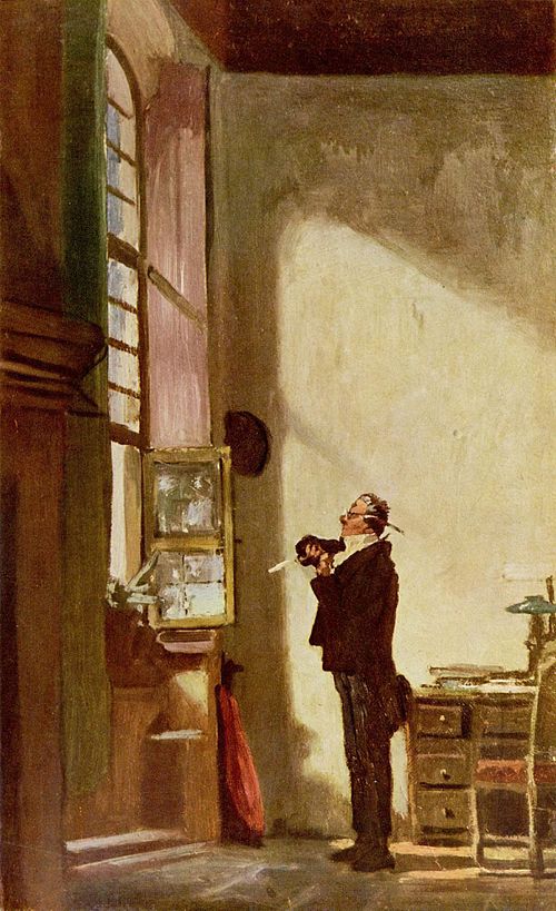 Der Schreiber, 1880, Carl Spitzweg