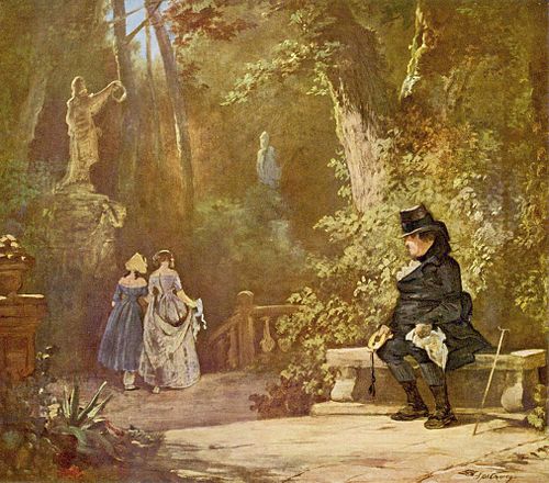 The Widower, 1845, Carl Spitzweg