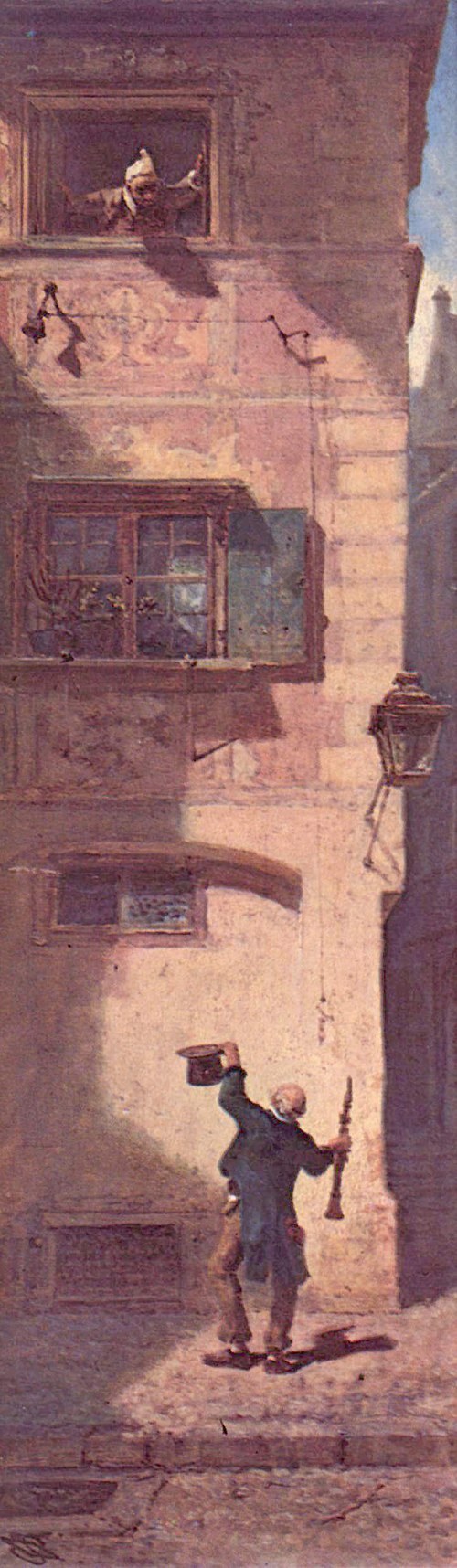 Der Bettelmusikant, 1860, Carl Spitzweg