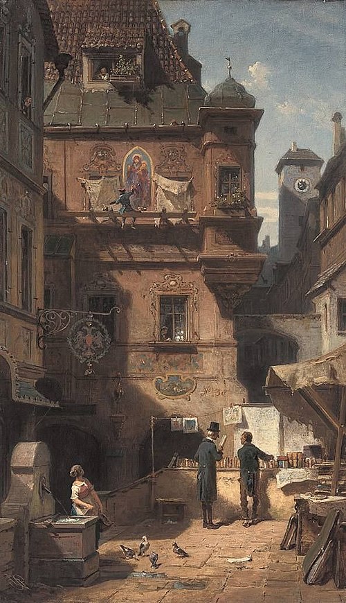 Kunst und Wissenschaft, 1880, Carl Spitzweg