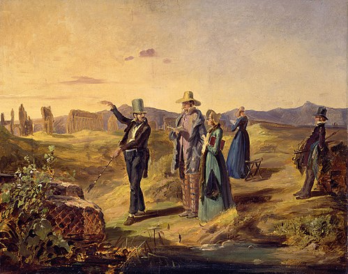 English Tourists in Campagna, 1835, Carl Spitzweg