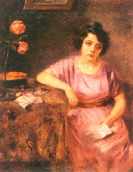Sad news, 1921, Bertha Worms