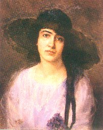 Portrait of Andréa Worms, 1919, Bertha Worms