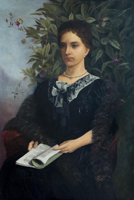 Lady with a magazine, 1909, Bertha Worms