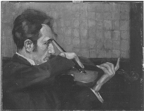 Der Geiger Walter Bud, 1909, Leo Rauth