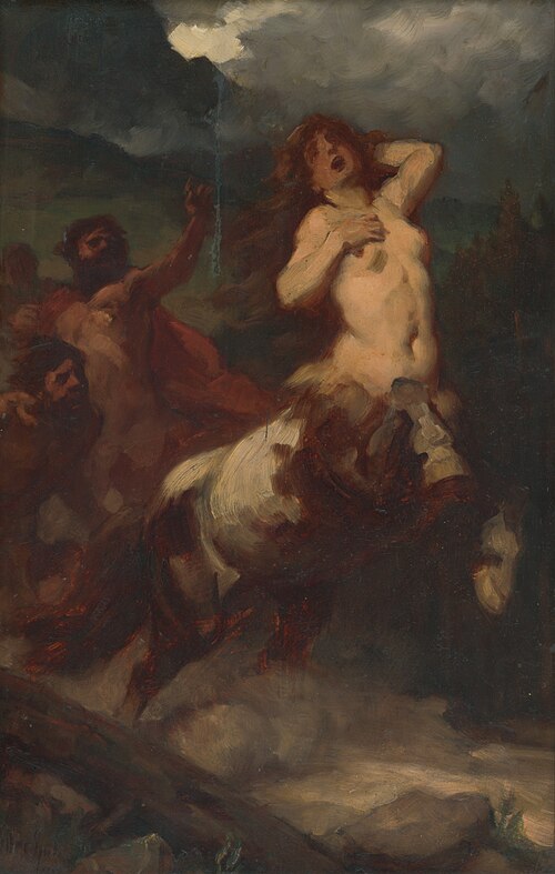 Mytologická scéna, 1918, Gyula Éder