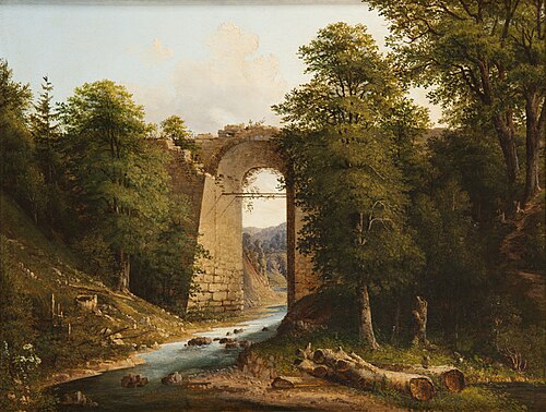 Bridge in Czerna, 1848, Aleksander Płonczyński