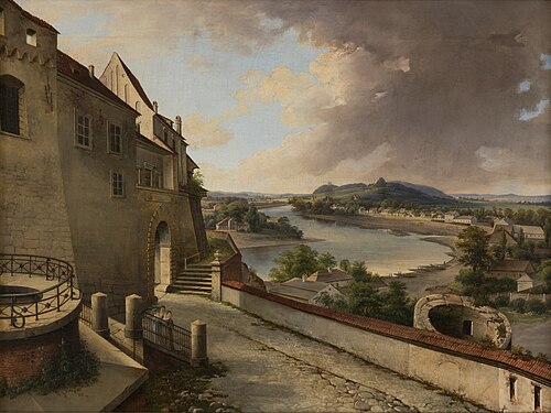 "View from Wawel" by Jan Nepomucen Głowacki, 1848, Aleksander Płonczyński