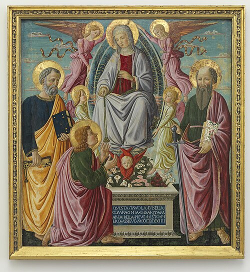 Madonna della Cintola, 1484, Bernardo di Stefano Rosselli