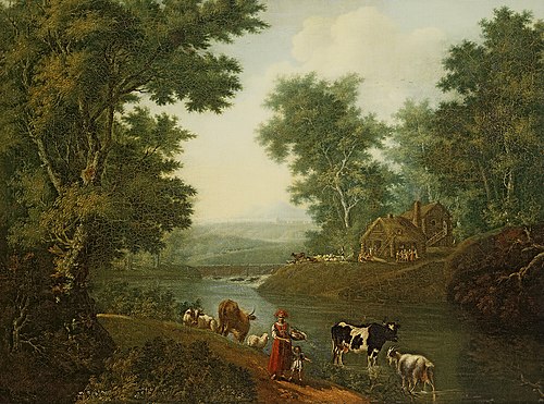 Landscape in the Surroundings of Petersburg, 1750, Semion Chtchedrine