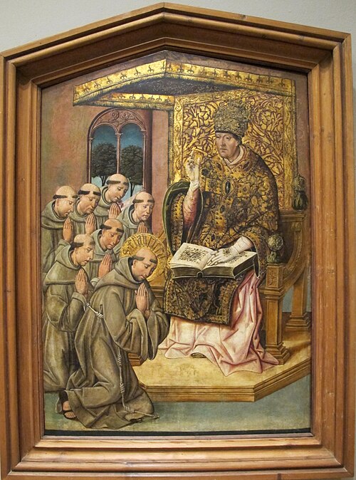 papa onorio III approva la regola francescana, 1500, Bartolomé de Castro