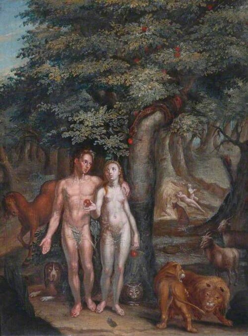 The Temptation of Adam, , Hendrik Goltzius