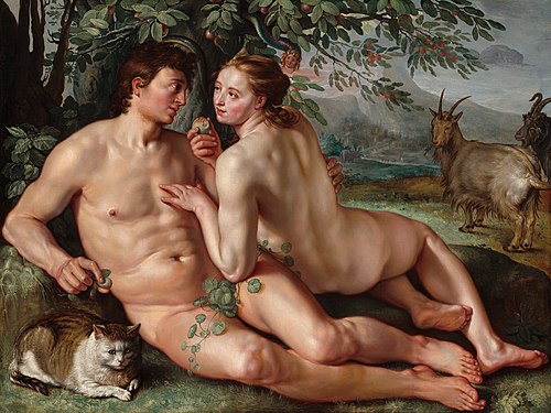 La chute, 1616, Hendrik Goltzius