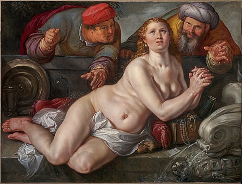Susanna and the Elders, 1615, Hendrik Goltzius