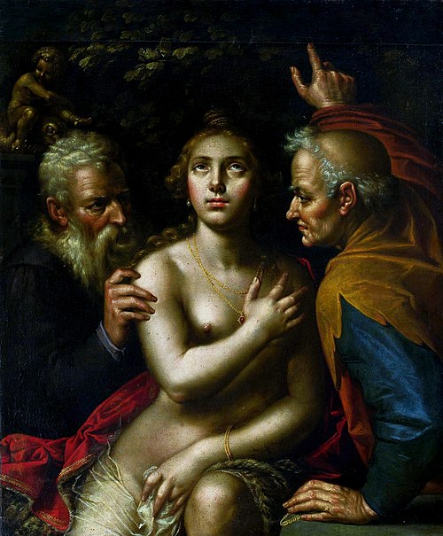 Suzanne et les vieillards, 1590, Hendrik Goltzius
