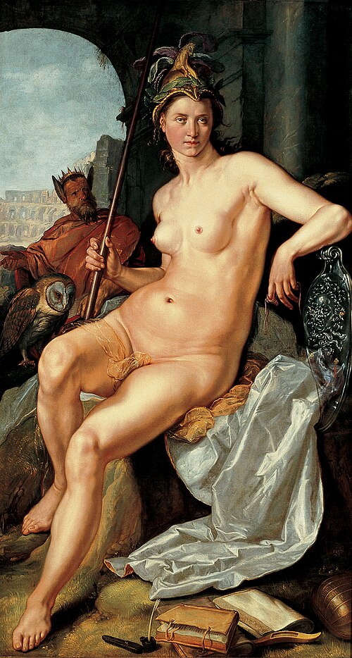 Minerva, 1611, Hendrik Goltzius