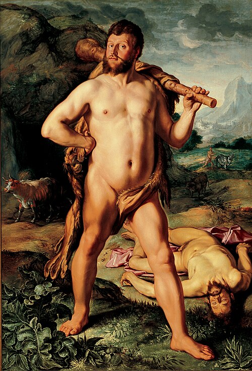 Hercules and Cacus, 1613, Hendrik Goltzius