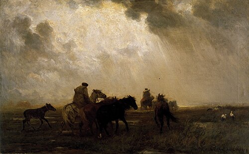 Rabattage de chevaux en Hongrie, , Otto von Thoren