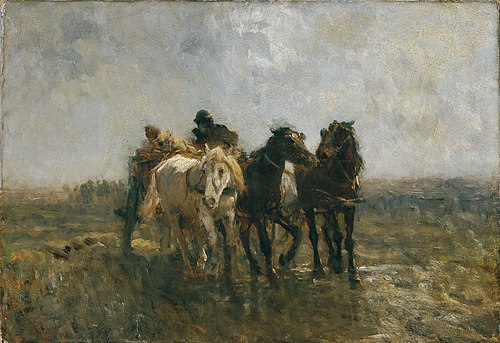 Ungarisches Fuhrwerk, 1877, Otto von Thoren