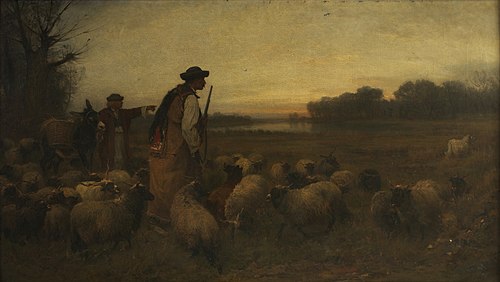 Die Nähe des Wolfes, 1870, Otto von Thoren
