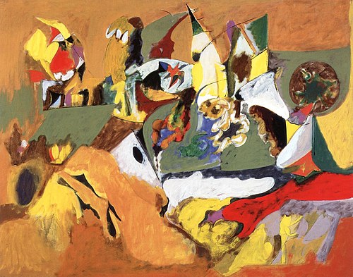 Golden Brown Painting, 1943, Arshile Gorky