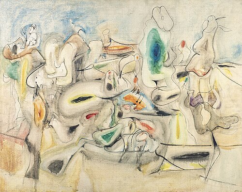 Good Afternoon, Mrs. Lincoln, 1944, Arshile Gorky