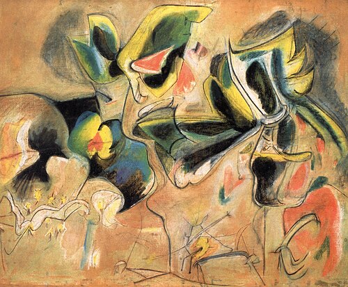 Apple Orchard, 1943, Arshile Gorky