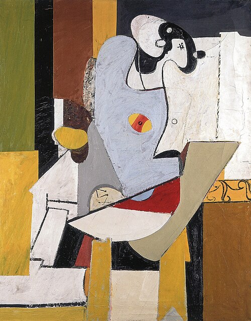 Blue Figure in a Chair, 1931, Arshile Gorky