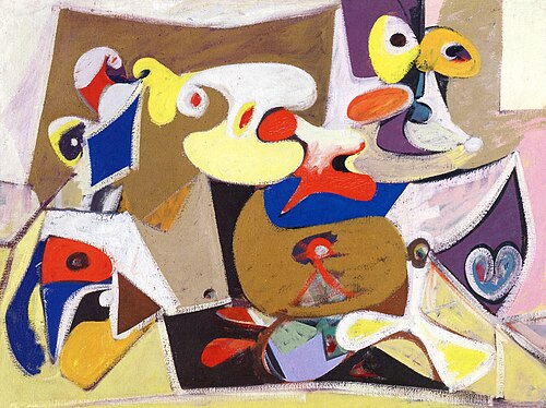 After Xhorkum, 1941, Arshile Gorky