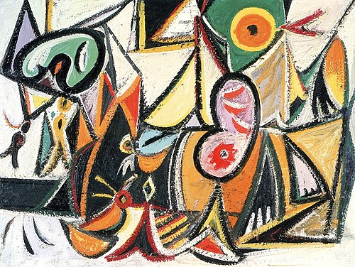 Enigmatic Combat, 1936, Arshile Gorky