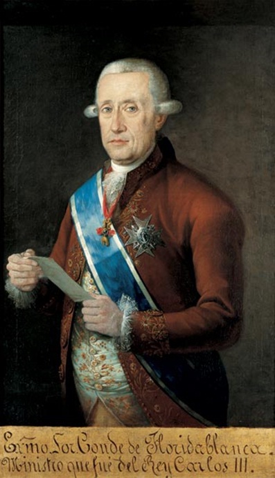 Portrait of José Moñino, 1st Count of Floridablanca (1728-1808), 1750, Francisco Folch de Cardona