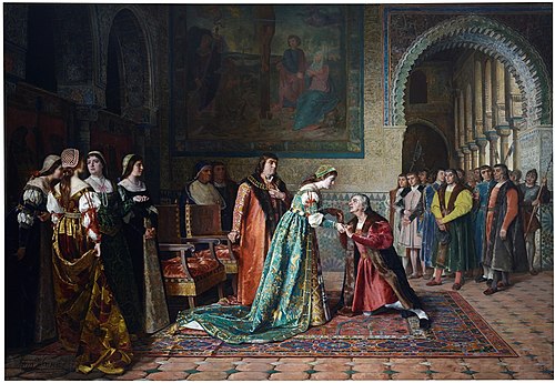 Reposición de Colón, 1881, Francisco Jover Casanova