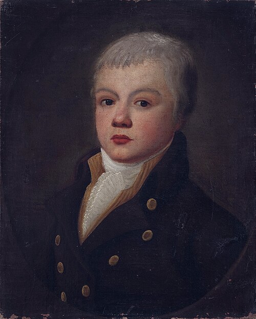 Childhood portrait of Jan Wołowicz (1778–?), 1788, Maciej Topolski